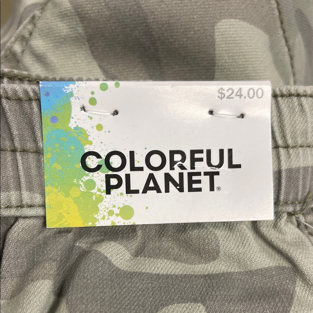 COLORFUL PLANET Camouflage Cargo Bow Shorts Girls Size 16 NWT - Picture 6 of 9
